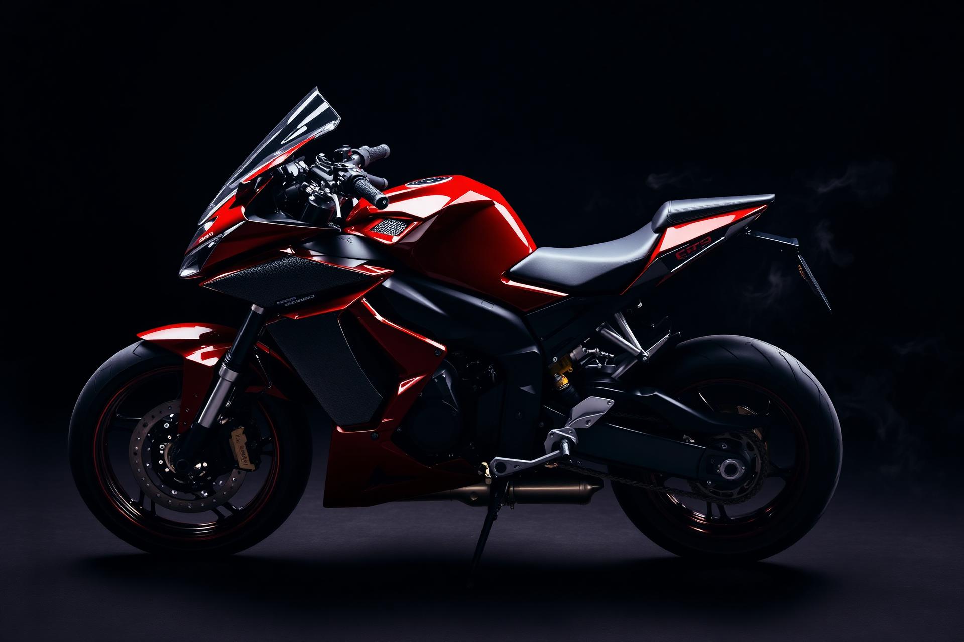 Featured premium sports motorcycle